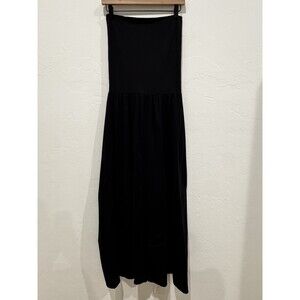 Eres Black Dress Stretchy Long Sleeveless Size M/L